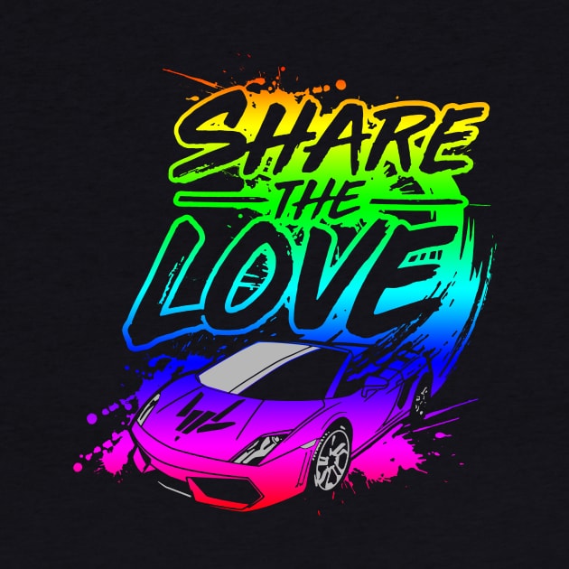 stephen sharer share the love rainbow by ZioCreations